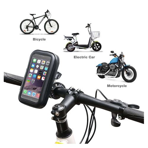 11€04 sur Support Vélo et Moto Smartphone Fixation guidon Housse étanche  zippée - Noir - Support pour téléphone mobile - Achat & prix