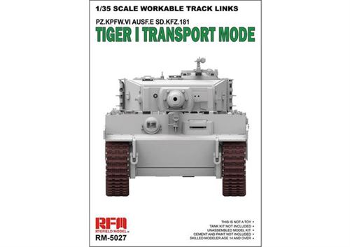 Tiger I Transport Workable Track Links Pz.kpfw.vi Ausf.e.sd.kfz.181- 1:35e - Rye Field Model