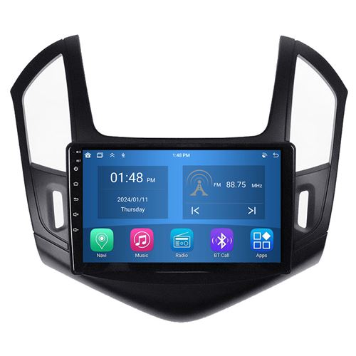 Autoradio RoverOne® Bluetooth CarPlay Android Auto Navigation 4Go RAM 64Go ROM pour Chevrolet Cruze J300 J308 2012-2015