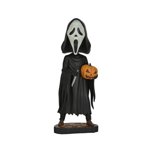Non Communiqué Scream - Figurine Head Knocker Ghost Face With Pumpkin 20 Cm