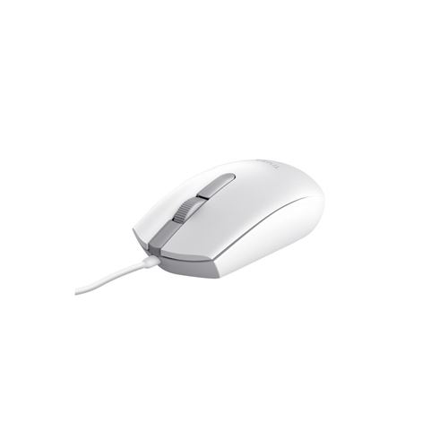 Trust Blanc Tm-101W Souris Bureau Ambidextre Usb Type-A Optique 1200 Dpi - Neuf - Image 4