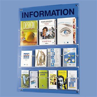 Présentoir mural multi cases - 1