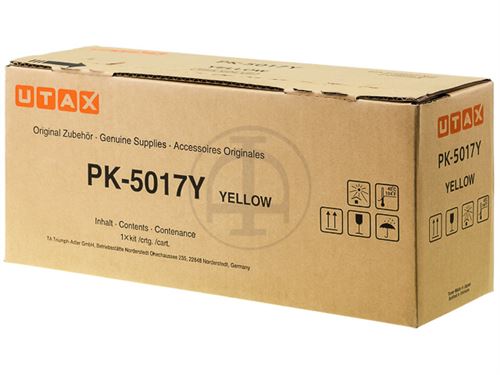 UTAX PK-5017Y - Jaune - original - cartouche de toner - pour Triumph-Adler P-C3062DN, P-C3062i MFP, P-C3066i MFP