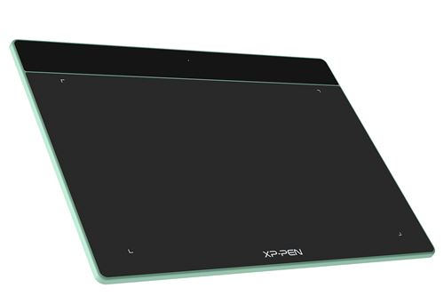 Tablette Graphique à Stylet XP-PEN Deco Fun L 10 x 6 Pouces avec Stylet Passif à 8192 Niveaux et Inclinaisons 60 Degrés Compatible Mac Windows Chrome OS et Android - Vert Pomme