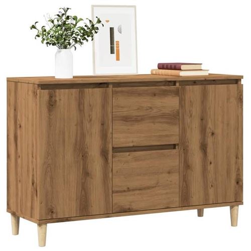 VIDAXL - Buffet - Artisanal - Chêne - 102x35x70 cm - Image 2