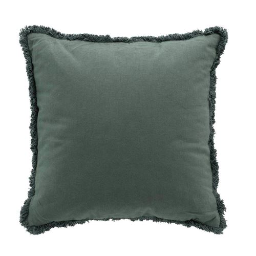 Non Communiqué Vert Coussin Déco À Franges "Eve" 45X45cm Verveine