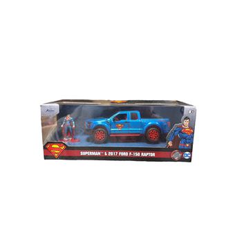 Vehicule miniature DC : Ford F-150 Raptor et Superman 1:32 Jada Toys - 1