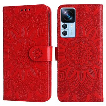 Housse Flip Étui Pour Xiaomi 12T Et 12T Pro - Similicuir Magnétique Avec Compartiment Carte