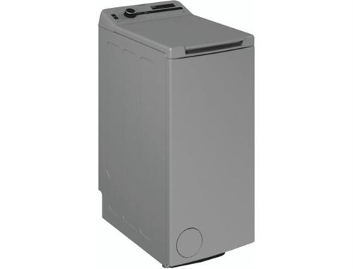 Whirlpool Mal Posable, Top, Essential, Silver, 6 Kg, 1200 Trs, Classe Energie C, 42 L, 76Db, Moteur Universel, Depart Differe Leds, 6Eme Sens, Acces Direct Tambour