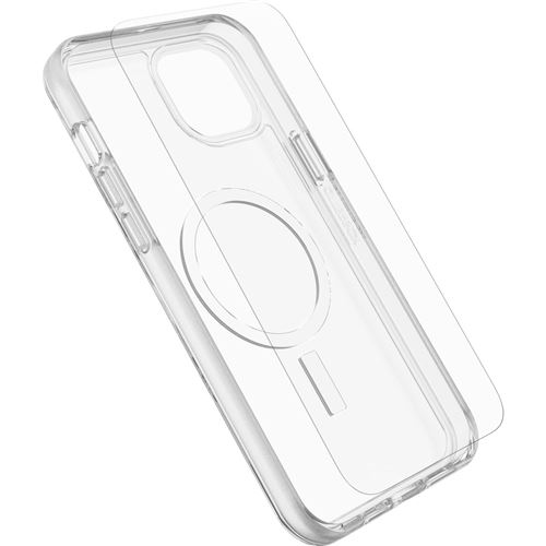 OtterBox React Series - Coque de protection pour téléphone portable - plastique - clair - pour Apple iPhone 15 Plus