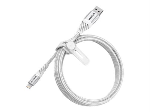 OtterBox Premium - Câble Lightning - USB mâle pour Lightning mâle - 2 m - blanc nuage - pour Apple iPad/iPhone/iPod (Lightning)