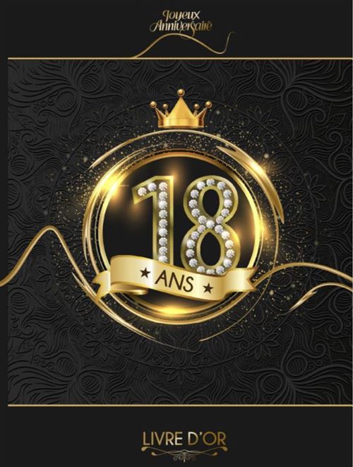 Livre D'Or 18 Ans - Couverture Cartonnée Rigide