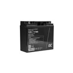 green cell agm vrla 12v 17ah maintenance-free batterie pour mower, scooter, boat, wheelchair
