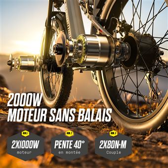 Kit velo electrique 2000w best sale avec batterie