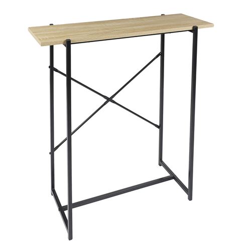 The Home Deco Factory Marron Console En Mdf Et Métal - Image 2