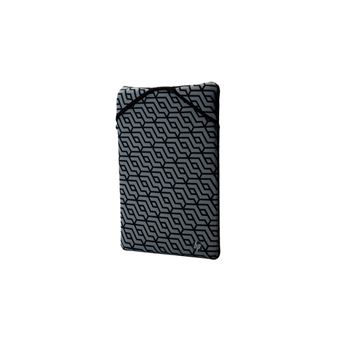 HP Reversible Protective - Housse d'ordinateur portable - 15.6" - noir, géométrique - pour Laptop 14, 15; Pavilion Laptop 14, 15 - 1