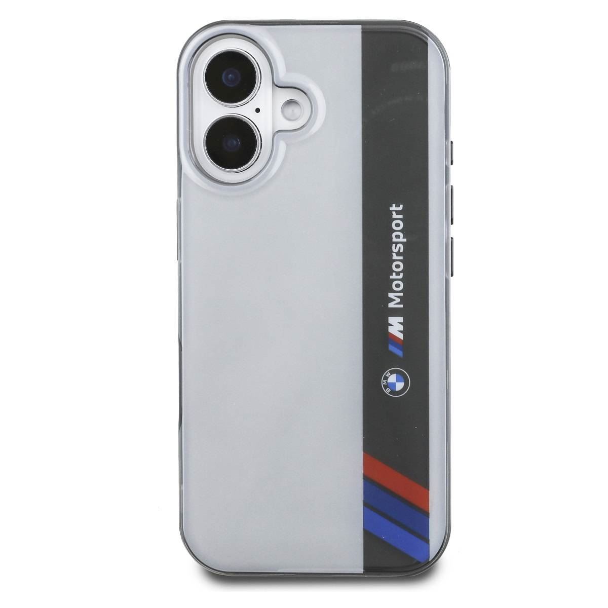 BMW, Étui de protection adapté à Apple iPhone 16 Pro IML Motorsport Collection, Grijs