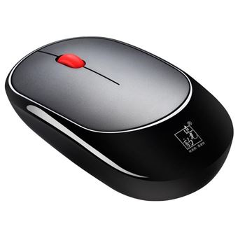 Souris sans fil rechargeable ultra-mince _ Noir - 1