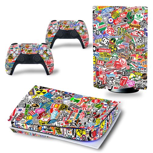 Non Communiqué Sticker Pour Sony Console Ps5, Graffiti-150