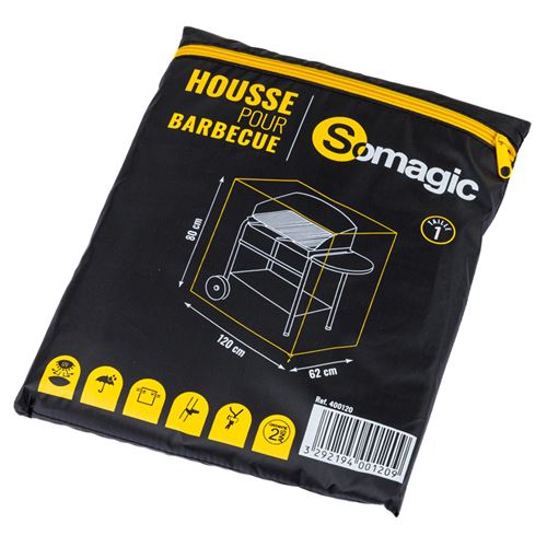 Somagic Housse L 120 X L 62 X H 80 Cm Pour Barbecue - Image 2