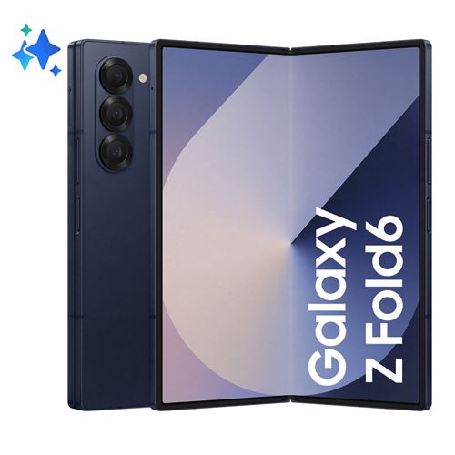 Smartphone Samsung Galaxy Z Fold6 bleu 7.6 RAM 12 Go stockage 1024 Go