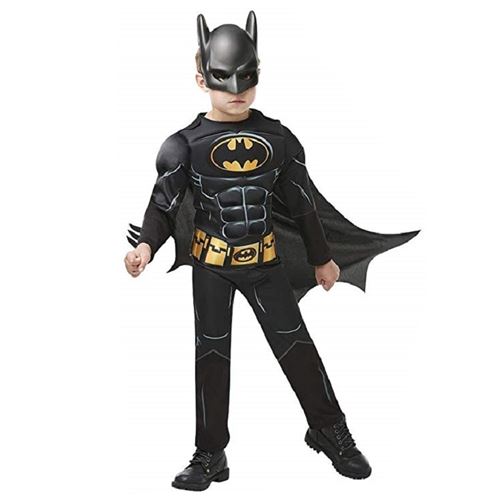 Non Communiqué Zwart Rubie's Costume Batman Garçon Noir