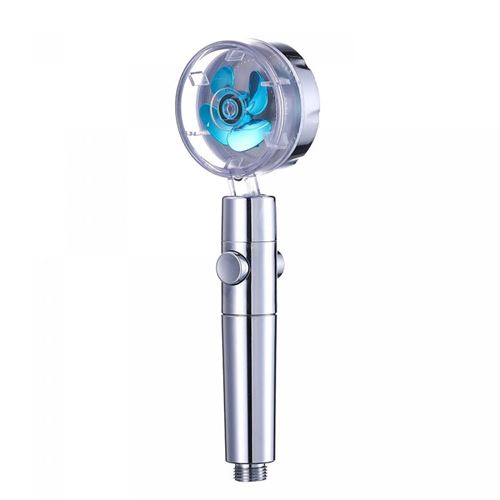 Soffione Herzberg Turbo Charger Blu