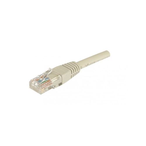 Cordon RJ45 patch UTP CAT5e alu / cuivre - 3,00 m