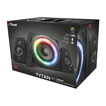 Trust GXT 629 Tytan - Système de haut-parleur - pour PC - Canal 2.1 - 60 Watt (Totale)