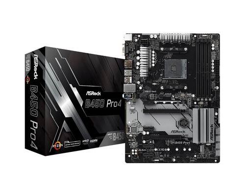 Carte mère asrock b450 pro 4, amd b450 - sockel am4