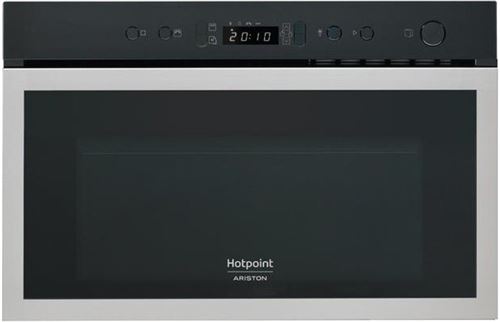 Hotpoint Mh 600 Ix Micro-ondes Combine Encastrable Inox Anti-trace - 22l - 750 W - Grill 700 W