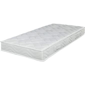 Matelas 90x190 Morgan - Mousse - Hauteur 17 cm - 3 zones - Soutien ferme