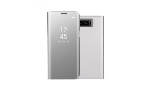 Etui View compatible Galaxy Note8 avec rabat translucide gris