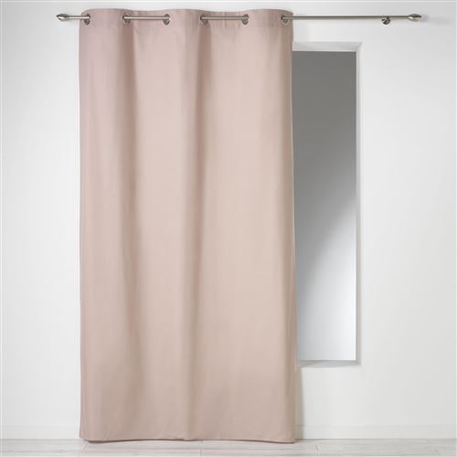 Rideau a oeillets 140 x 240 cm coton uni panama Lin