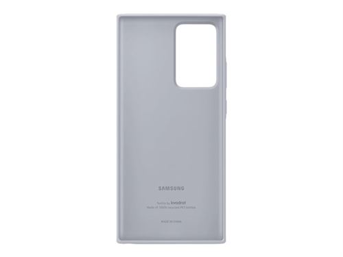 Samsung Kvadrat Cover EF-XN985 - Achterzijde behuizing voor mobiele telefoon - PET, textiel - grijs - voor Galaxy Note20 Ultra, Note20 Ultra 5G
