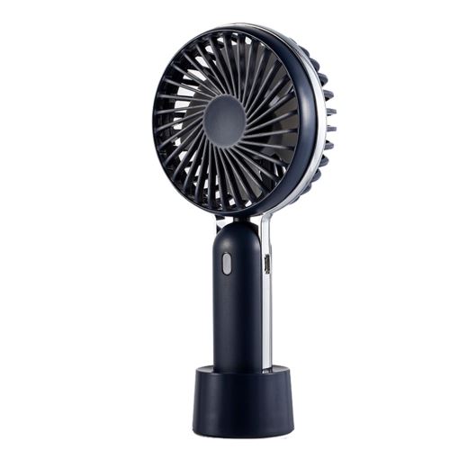 Mini Portable Bureau Mute Simple Vent Puissant Ventilateur Portatif de Charge USB Bleu Pl879