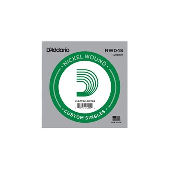 Corde au détail D'addario NW048 - guitare électrique - Filet rond 48 - 1