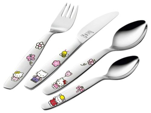 Zwilling 07133-210-0 Coffret De 4 Couverts Hello Kitty Pour Enfants