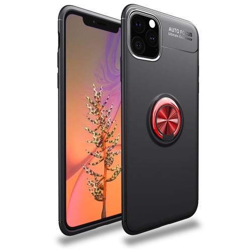 Coque anti-choc souple avec support pour Apple iPhone 11 6.1 - Noir&Rouge