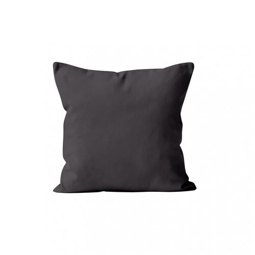 Coussin déhoussable 60x60 cm ALIX anthracite par Soleil d'ocre