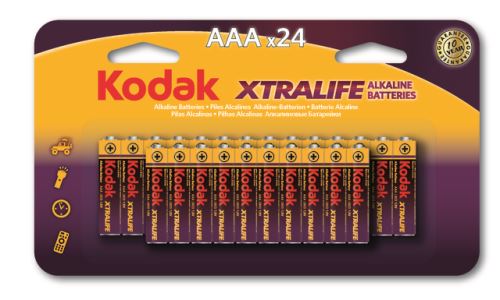 KODAK - Pile - XTRALIFE Alcaline - AAA / LR03 - pack 24