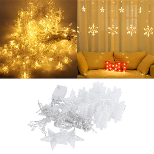 Guirlande lumineuse 138 LED 8 modes Blanc Chaud
