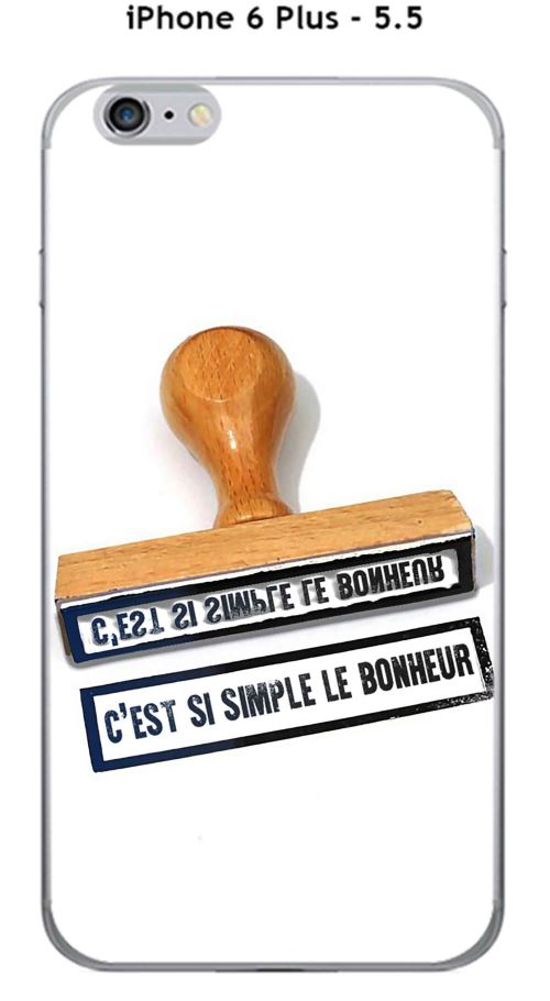 Onozo - Coque Apple iphone 6 Plus-5.5" design Tampon C'est si simple