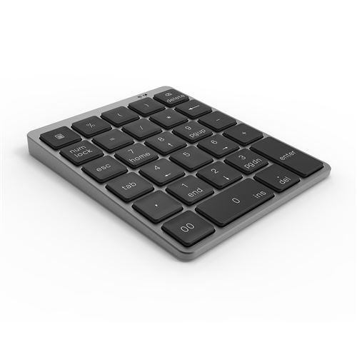 Non Communiqué Noir Clavier Numérique Bluetooth De Chargement À 28 Touches - Image 1