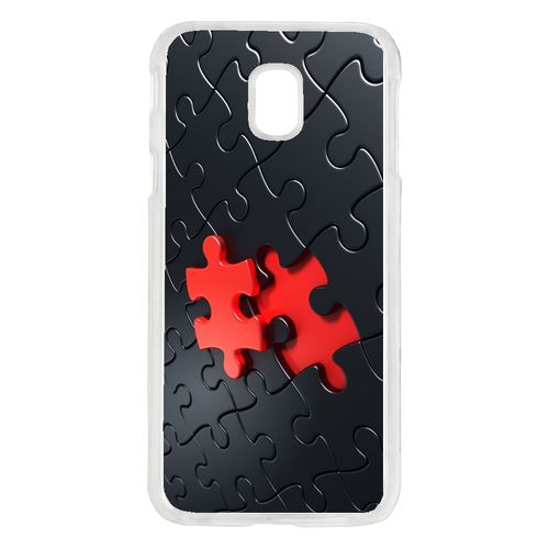 Coque Puzzle One Piece Red Compatible Galaxy J5 2017 Transparent