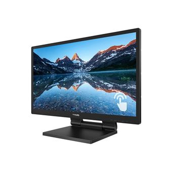 Philips 242B9T - Écran LED - 24" (23.8" visualisable) - écran tactile - 1920 x 1080 Full HD (1080p) @ 60 Hz - IPS - 250 cd/m² - 1000:1 - 5 ms - HDMI, DVI-D, VGA, DisplayPort - haut-parleurs - texture noire