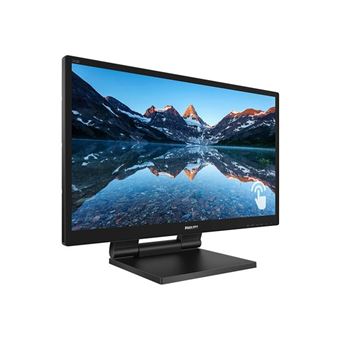 Philips 242B9T - Écran LED - 24" (23.8" visualisable) - écran tactile - 1920 x 1080 Full HD (1080p) @ 60 Hz - IPS - 250 cd/m² - 1000:1 - 5 ms - HDMI, DVI-D, VGA, DisplayPort - haut-parleurs - texture noire
