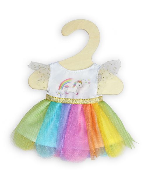 Heless robe de poupée licorne pour poupée de 20-25 cm