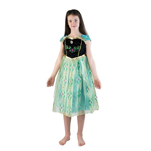 Bodysocks costume de déguisement Filles vertes Anna gelées 8-10 ans