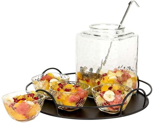Saveur Et Degustation - Service à salade de fruit en verre